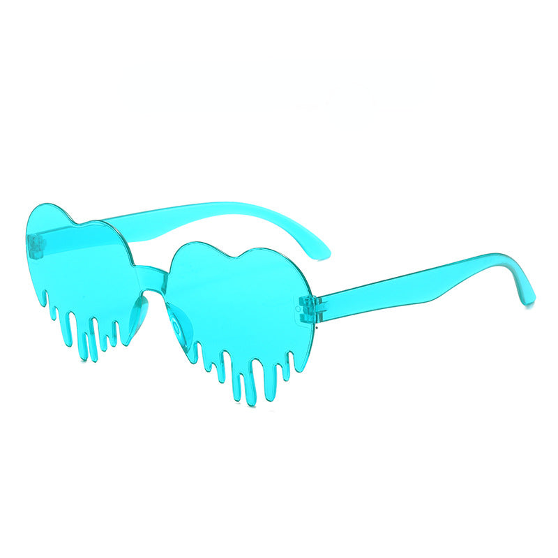 Wholesale Thin Candy Colored Love PC Sunglasses